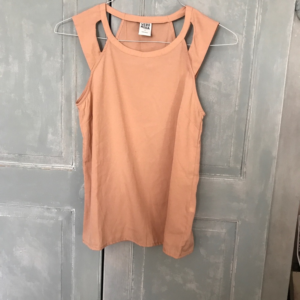 Camisole by Vero Moda size Small (S) in peach/ tan colour